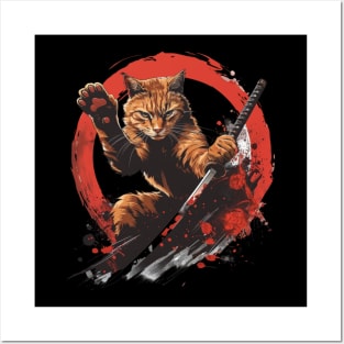 Cat Ninja Secrets Whiskered Mastery Posters and Art